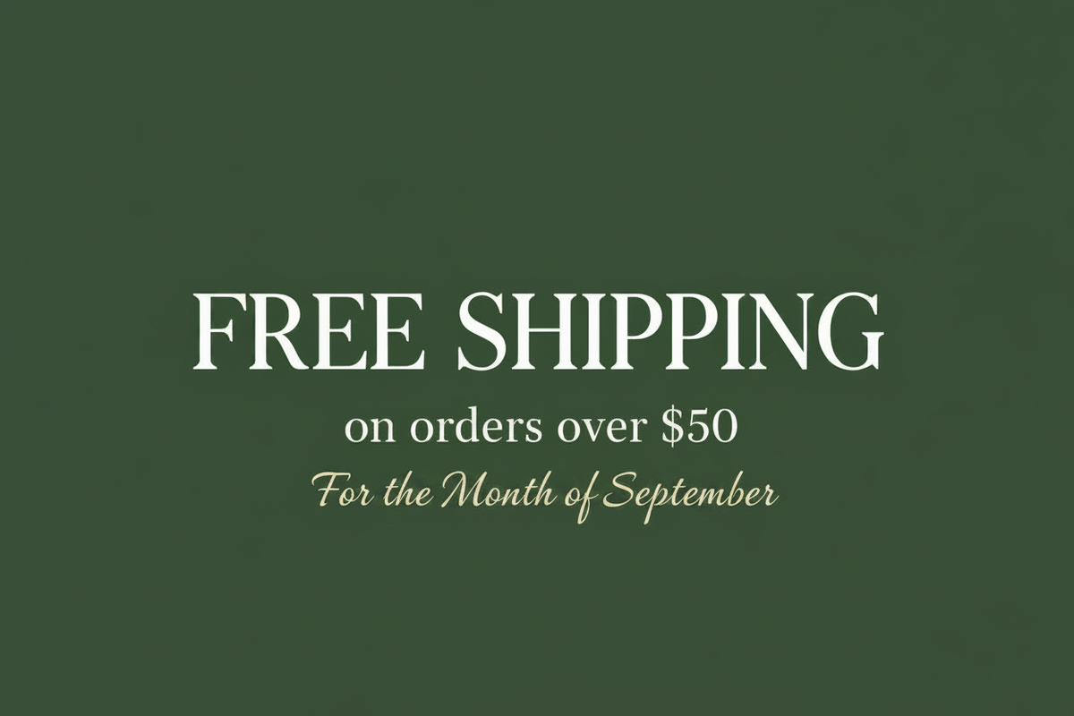 Free Shipping Banner - Clean Green & White