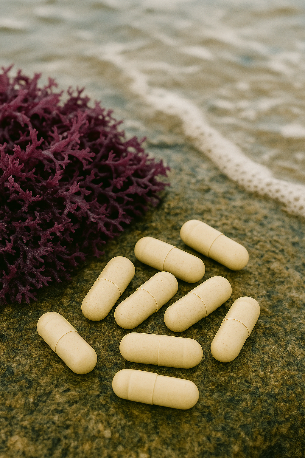 Sea Moss, Bladderwrack &amp; Burdock Root Capsules