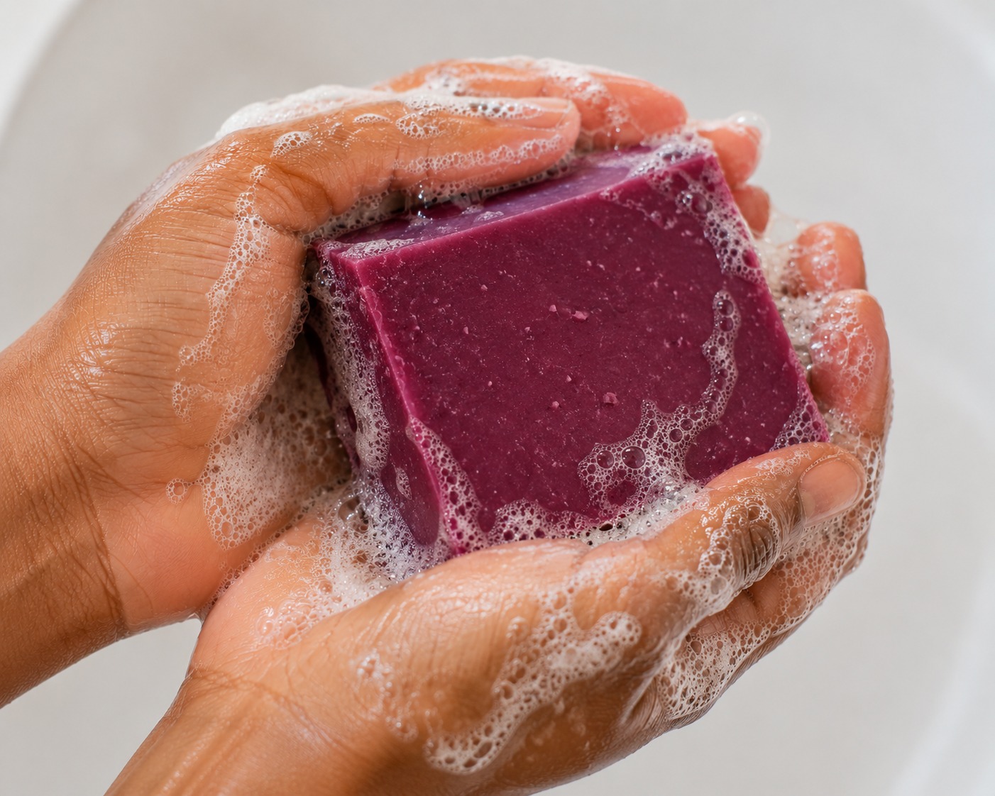 Raspberry + Mint + Shea Butter Bar