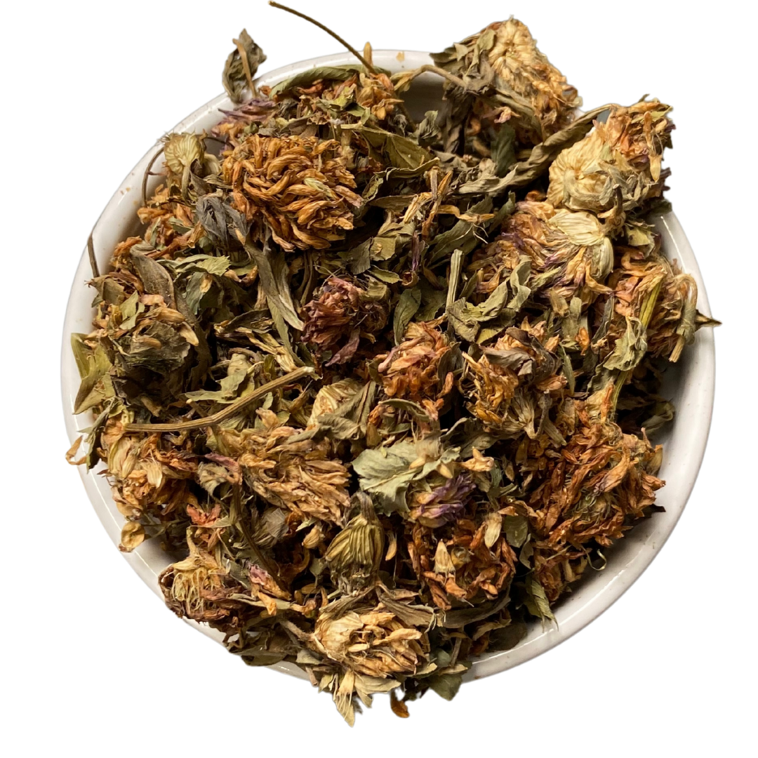 Red Clover Blossoms & Leaf (organic)